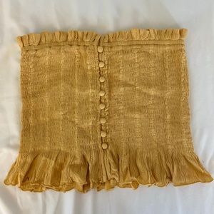 Yellow tube top <3